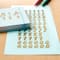 Gold Foil Number Stickers by Recollections™